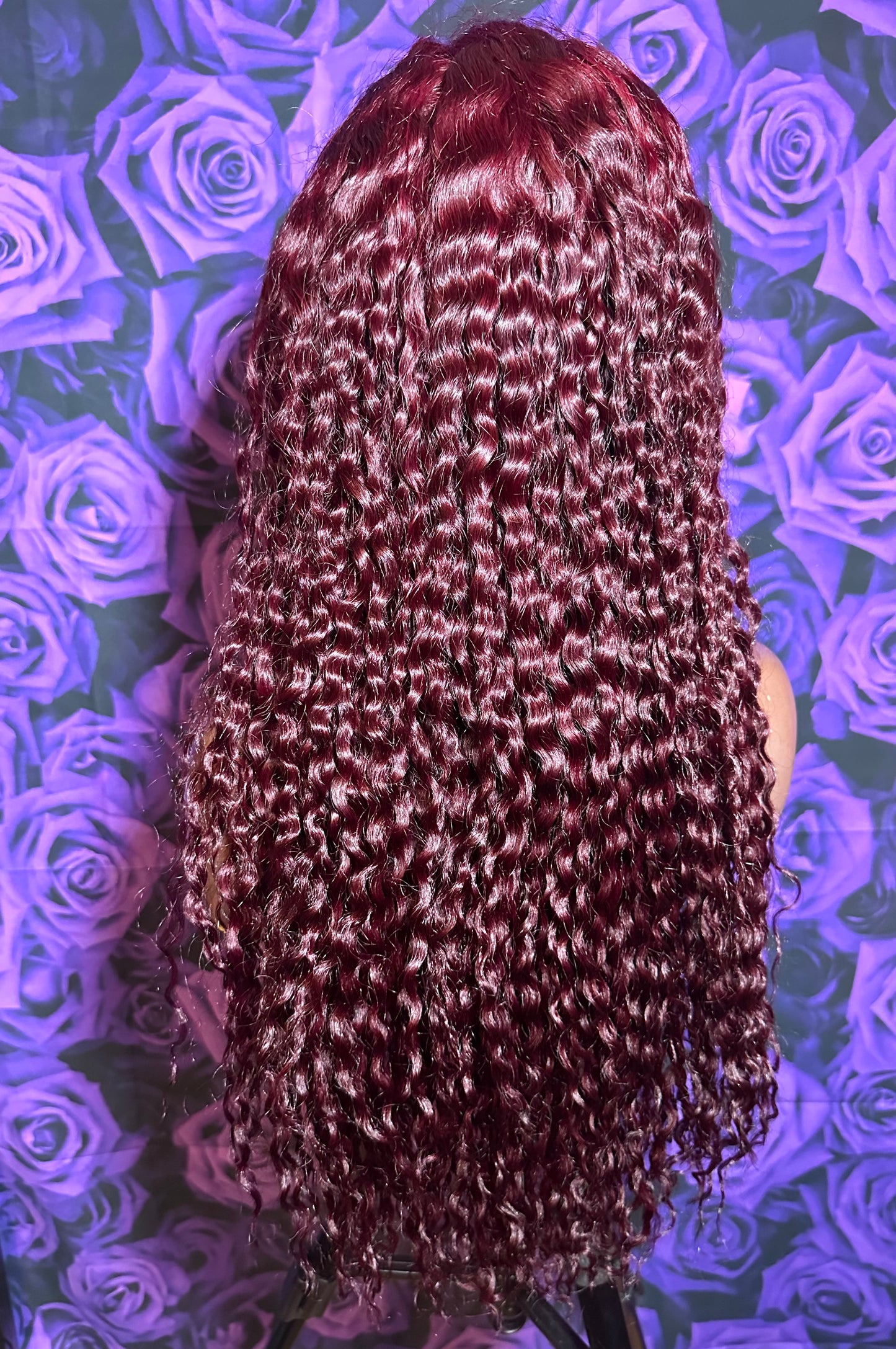 BURGUNDY WIG (ON HAND)